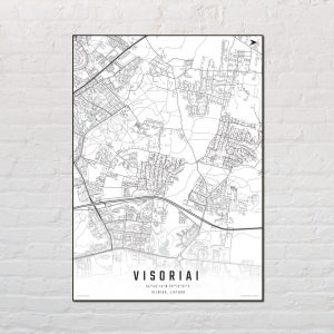 Stilizuotas žemėlapis Visoriai